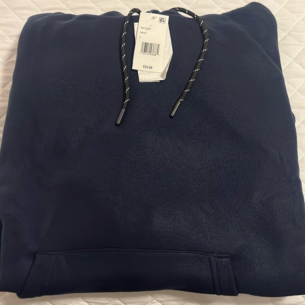 Men’s Lazer Fleece Pullover Hoodie - Large Navy